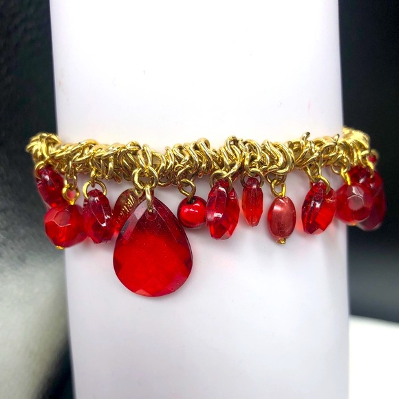 Cookie Lee Gold Tone Stretch Bracelet ECU - Picture 3 of 8